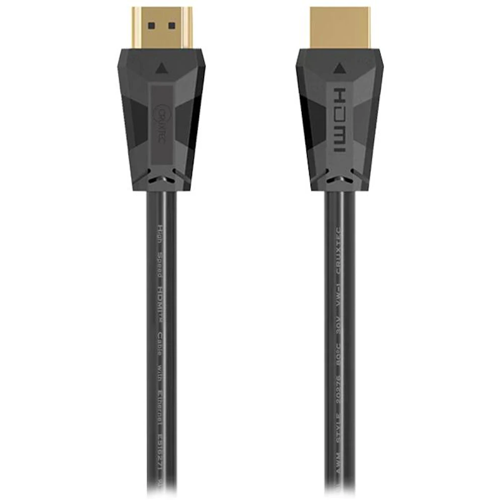Cruxtec HDMI 2.0 Cable 4K with Ethernet - 1m