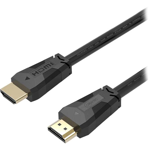 A large main feature product image of Cruxtec HDMI 2.0 Cable 4K with Ethernet - 1m