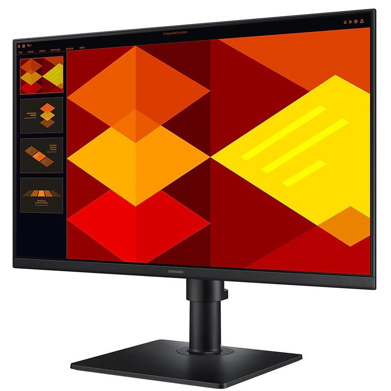 A large main feature product image of Samsung Essential S4 240GD - 24" 1080p 100Hz IPS Monitor