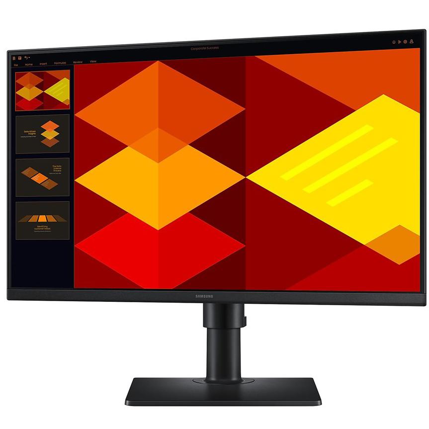 A large main feature product image of Samsung Essential S4 240GD - 24" 1080p 100Hz IPS Monitor
