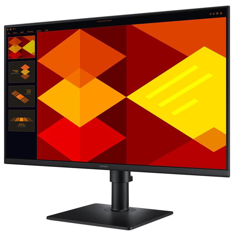 A large main feature product image of Samsung Essential S4 270GD - 27" 1080p 100Hz IPS Monitor