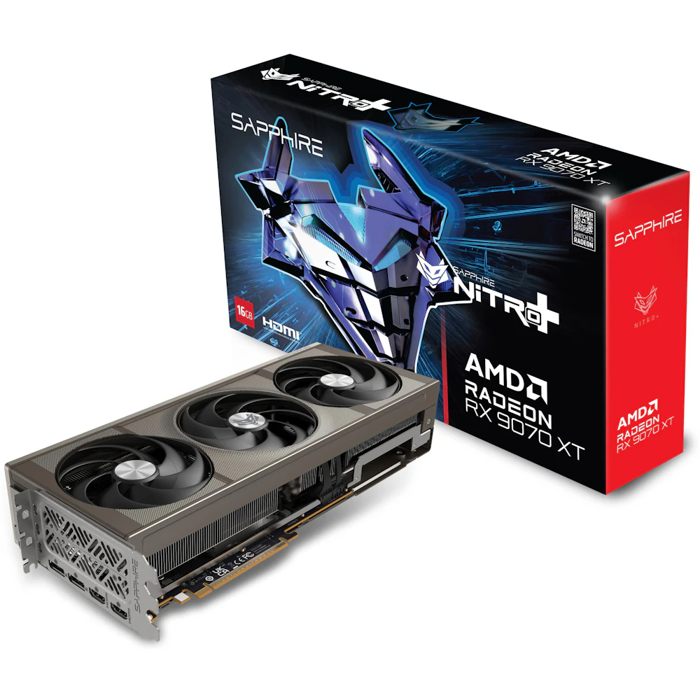 SAPPHIRE NITRO+ Radeon RX 9070 XT 16GB GDDR6