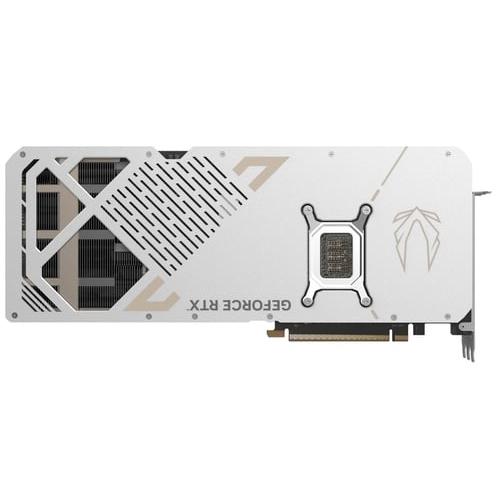 A large main feature product image of ZOTAC Gaming GeForce RTX 5080 Solid OC 16GB GDDR7 - White