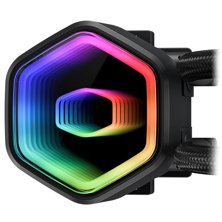 A large main feature product image of Cooler Master ML240L Core II - 240mm ARGB AIO Liquid CPU Cooler (Black)