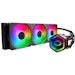 A product image of Cooler Master ML360L Core II - 360mm ARGB AIO Liquid CPU Cooler (Black)