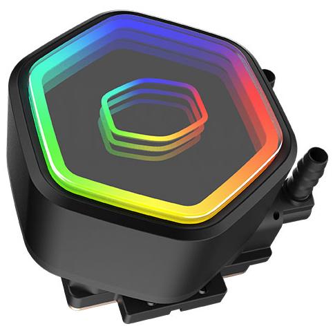 A large main feature product image of Cooler Master ML360L Core II - 360mm ARGB AIO Liquid CPU Cooler (Black)