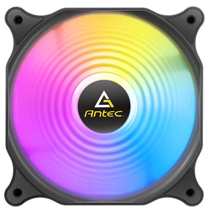 A large main feature product image of Antec F12 Racing ARGB 120mm PWM Fan - 3-Pack