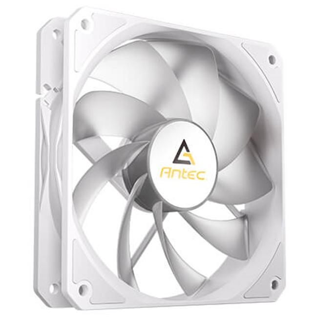 A large main feature product image of Antec P12R ARGB 120mm PWM Fan - White