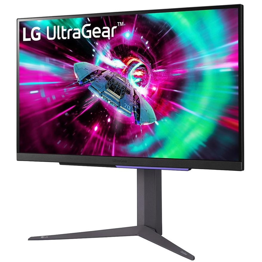 A large main feature product image of LG UltraGear 27GR93U-B - 27" 4K 2160p 144Hz IPS Gaming Monitor