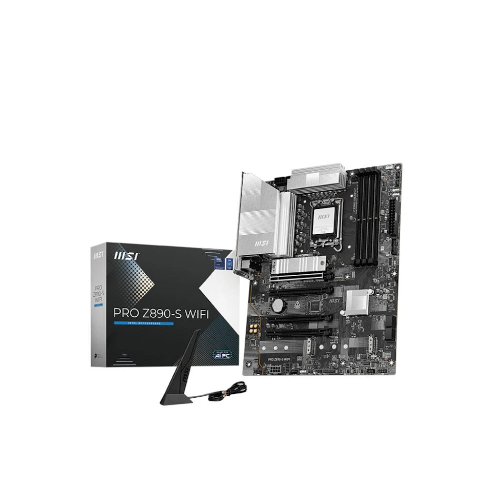 MSI PRO Z890-S WiFi LGA1851 ATX Desktop Motherboard