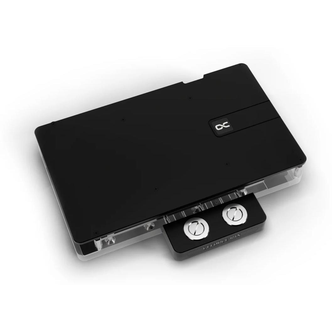 A large main feature product image of Alphacool Core GeForce RTX 5080 Reference GPU Water Block