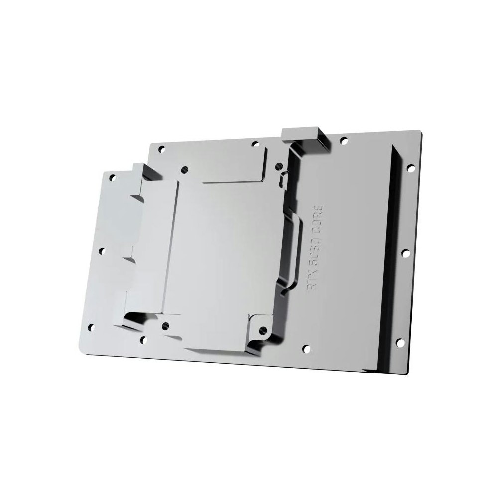 A large main feature product image of Alphacool Core GeForce RTX 5090 Reference GPU Water Block