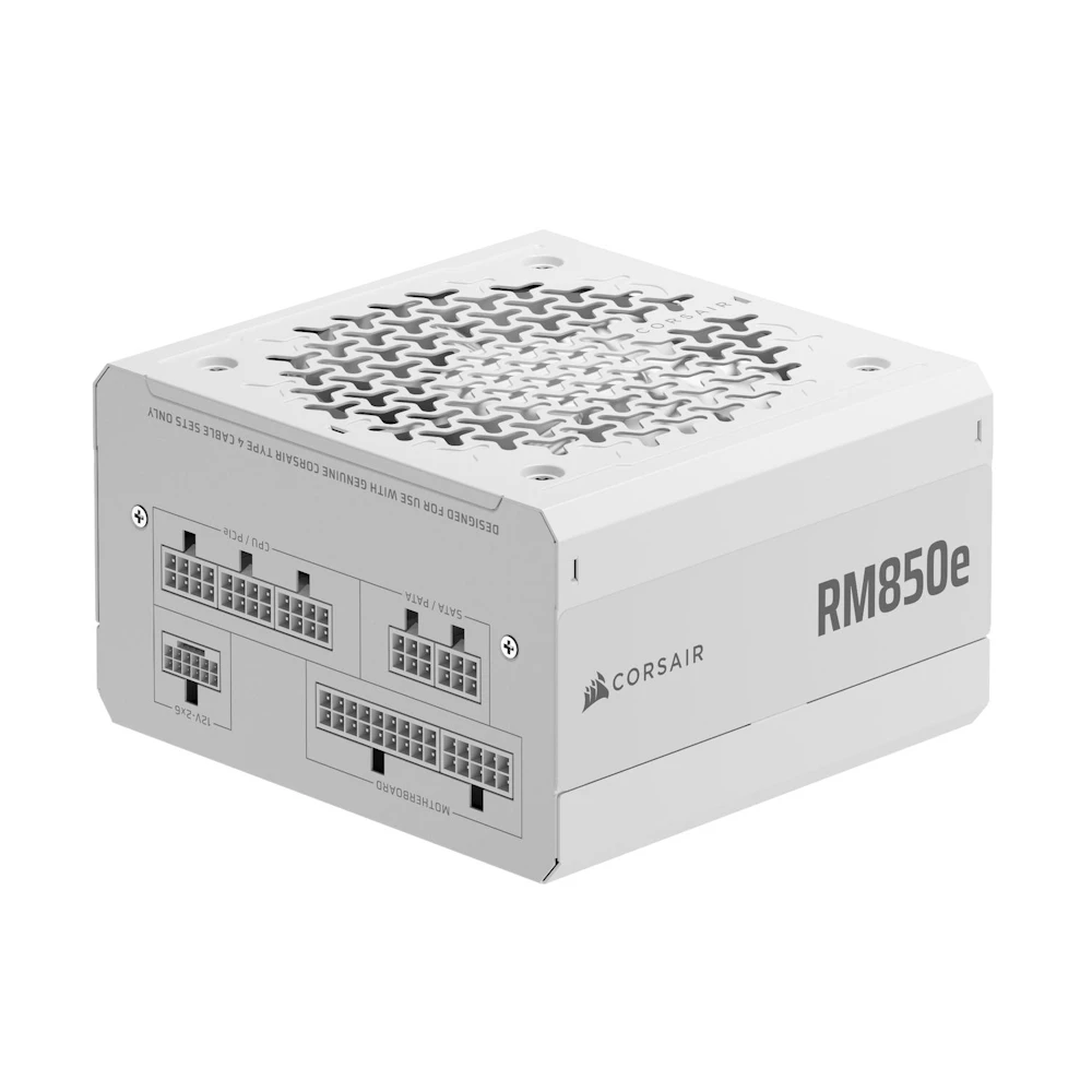 Corsair RM850e - 850W Gold ATX 3.1 Modular PSU (White)