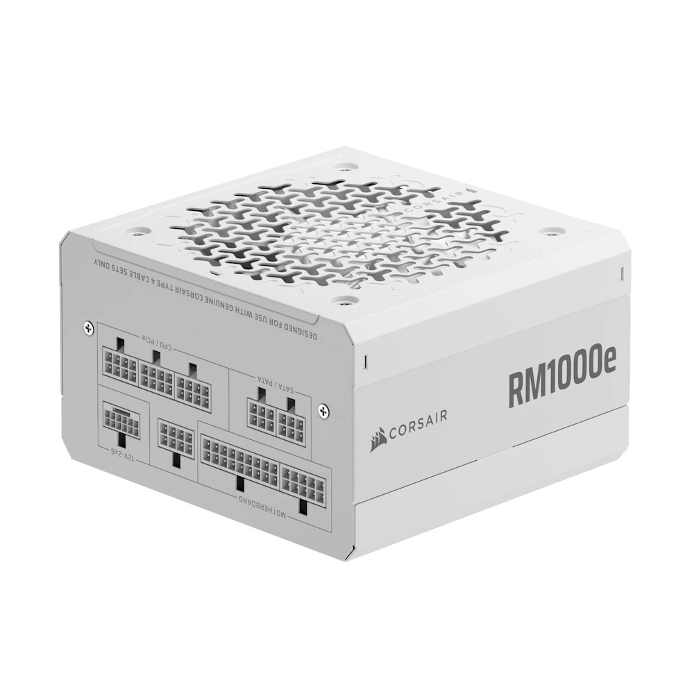 Corsair RM1000e - 1000W Gold ATX 3.1 Modular PSU (White)