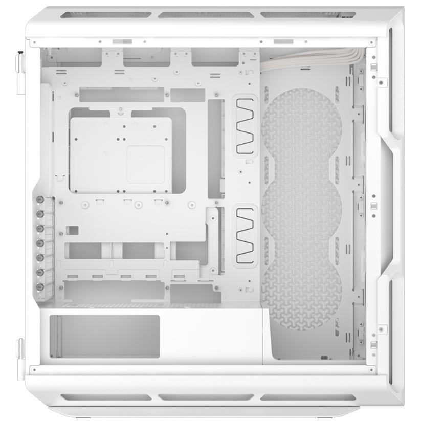 A large main feature product image of Corsair 5000T Mid Tower Case (White)