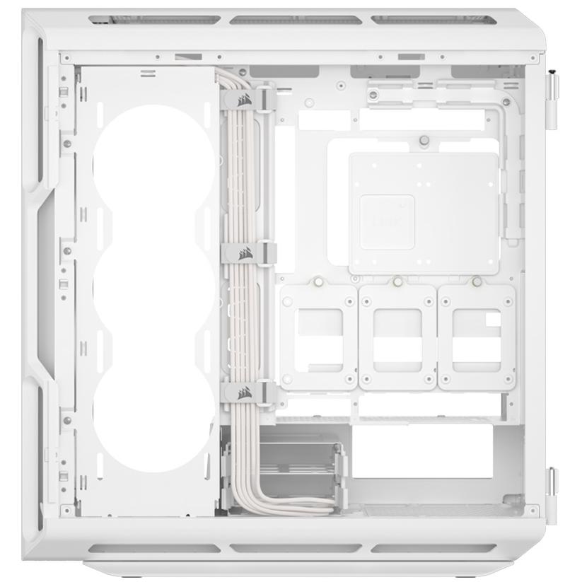 A large main feature product image of Corsair 5000T Mid Tower Case (White)