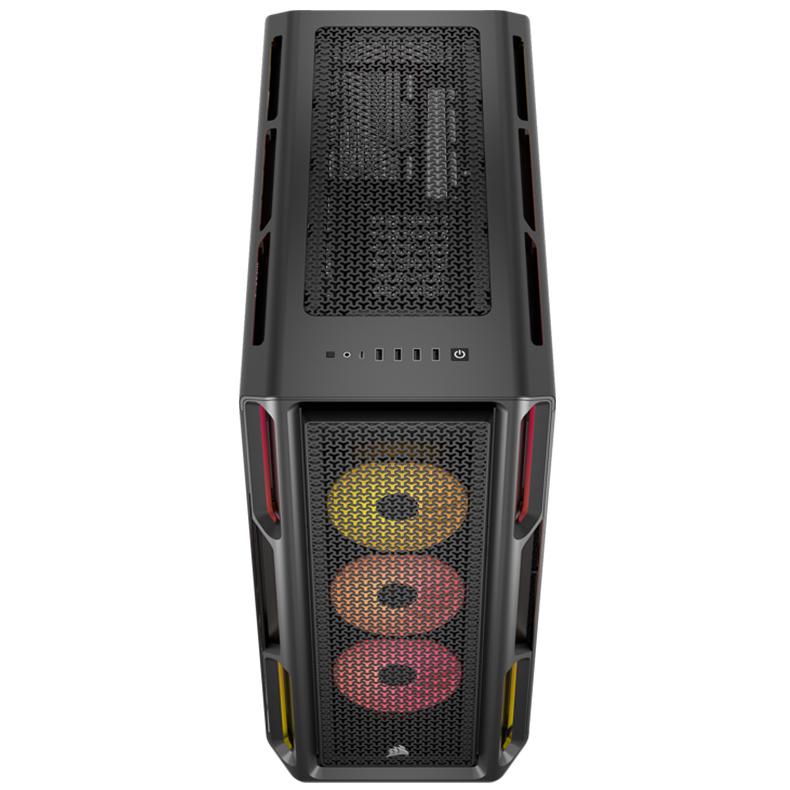 A large main feature product image of Corsair 5000T LX ARGB Mid Tower Case (Black)