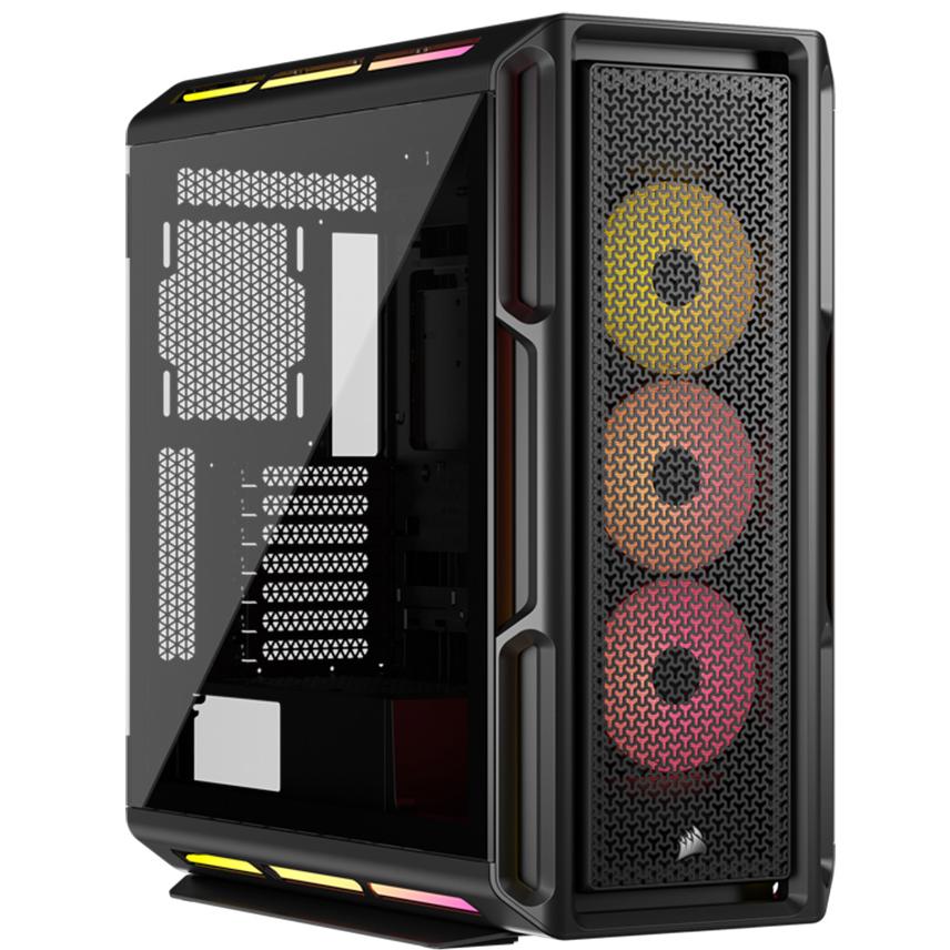A large main feature product image of Corsair 5000T LX ARGB Mid Tower Case (Black)