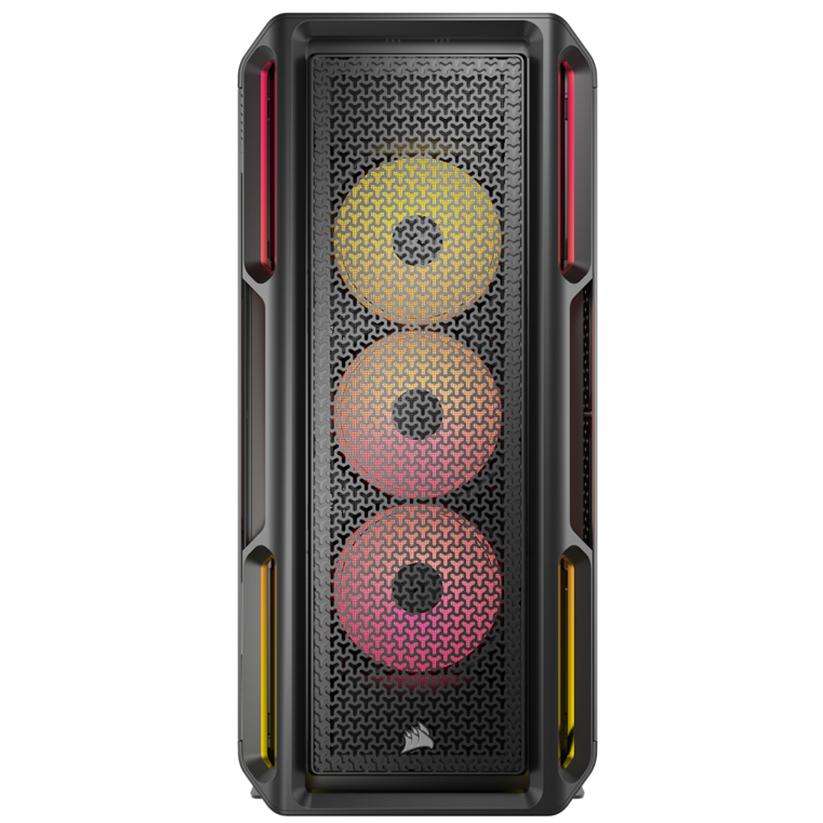 A large main feature product image of Corsair 5000T LX ARGB Mid Tower Case (Black)