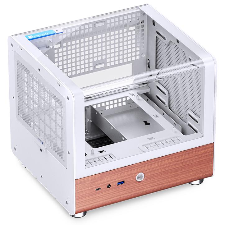 A large main feature product image of Jonsbo TK-0 SFF 16L Mini-ITX Case (White)