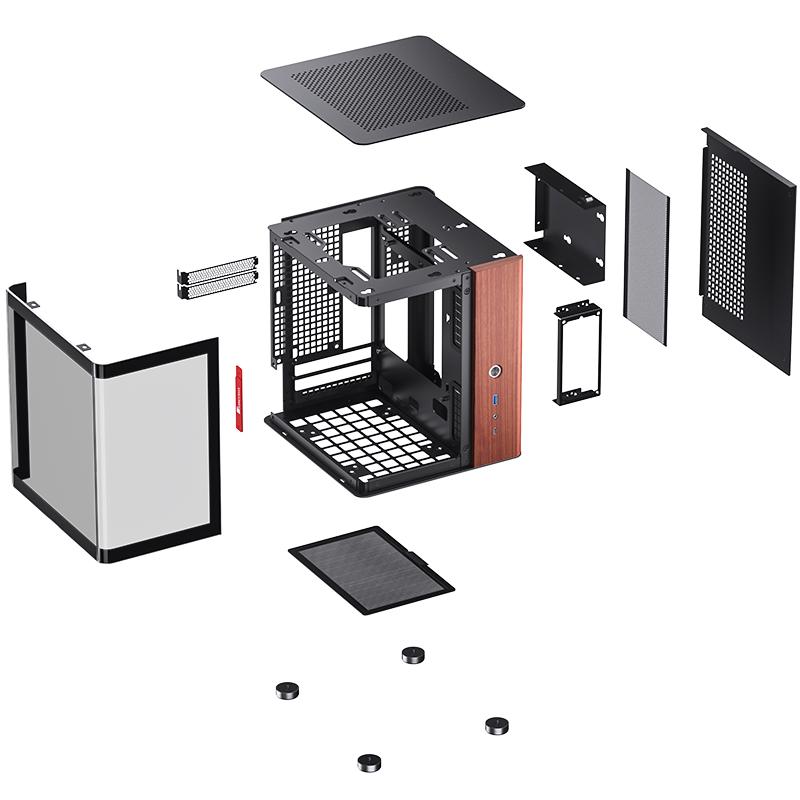 Jonsbo TK-0 SFF 16L Mini-ITX Case (Black) | PLE Computers
