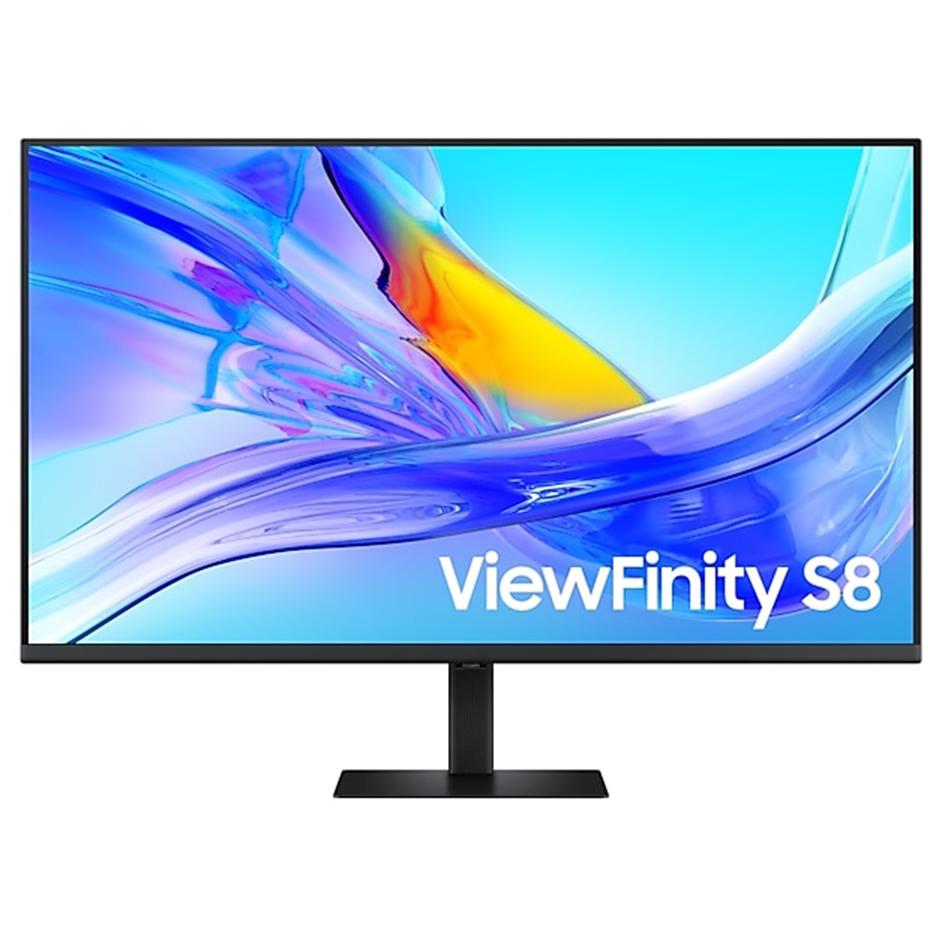 A large main feature product image of Samsung Viewfinity S80UD - 37" 4K 2160p 60Hz VA Monitor