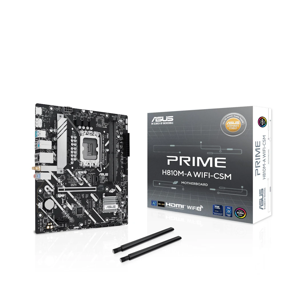 ASUS Prime H810M-A WiFi-CSM LGA1851 mATX Desktop Motherboard