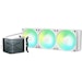 A product image of TRYX PANORAMA SE OLED - ARGB 360mm AIO Liquid Cooler with 3D Display (White)