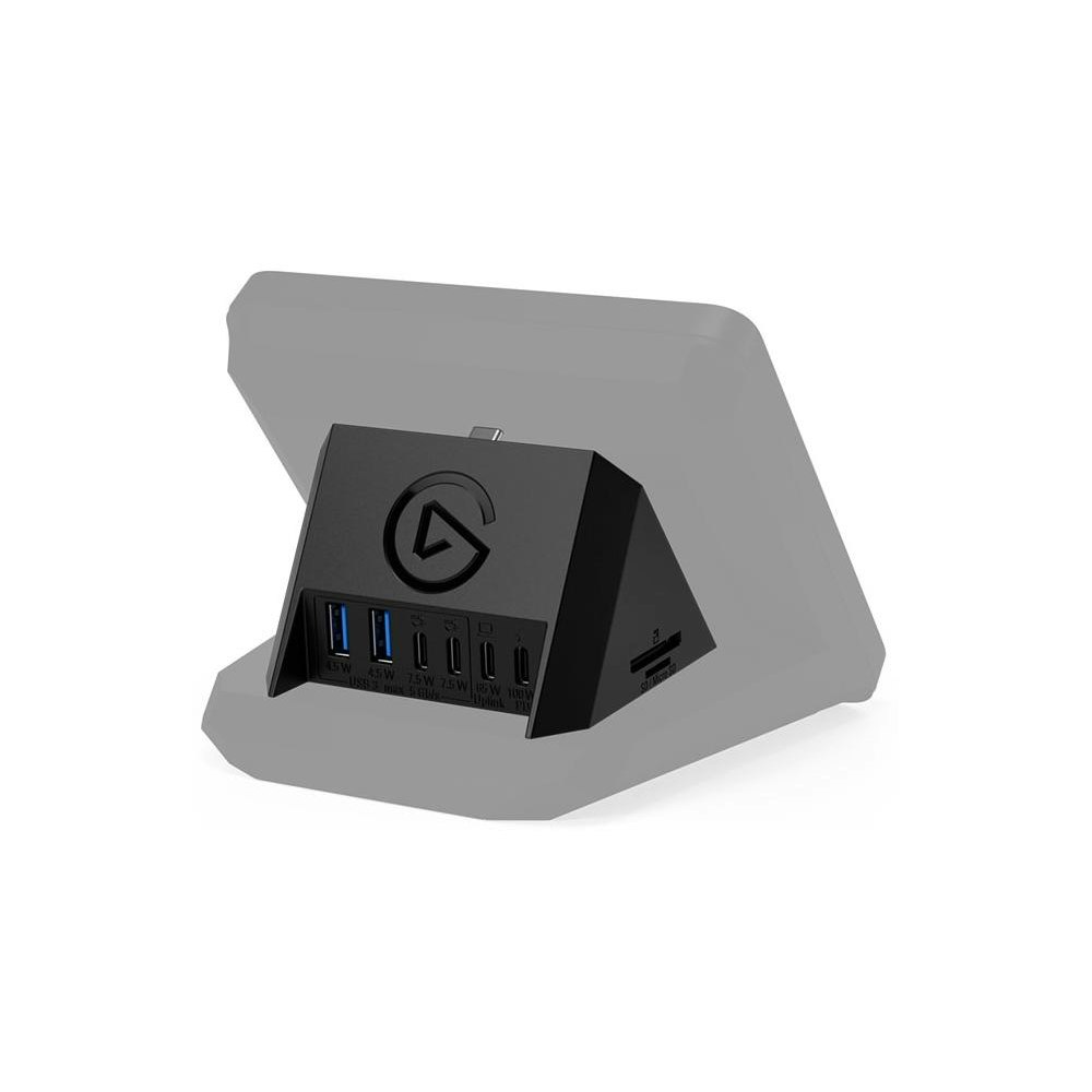A large main feature product image of Elgato USB Hub for Stream Deck+