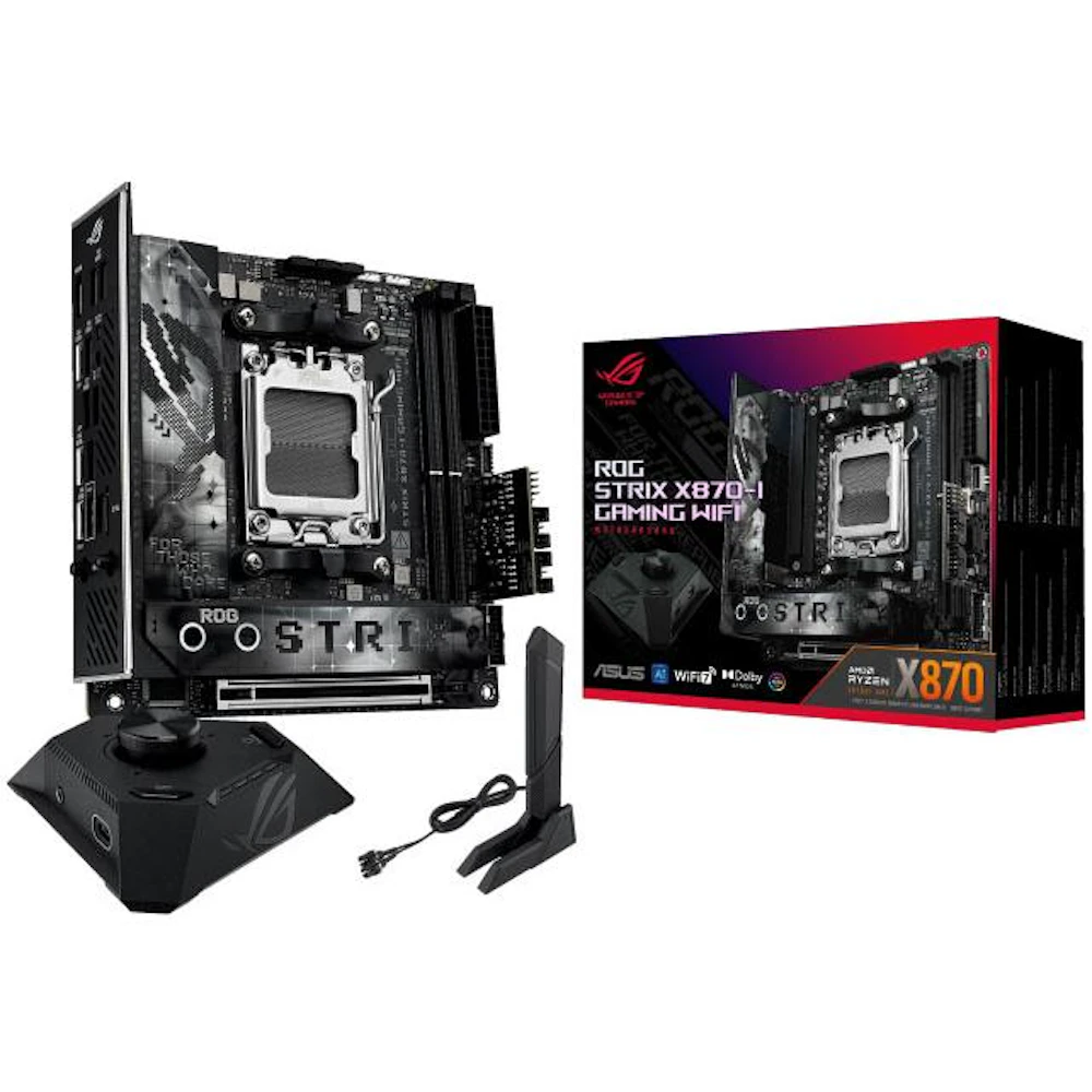 ASUS ROG Strix X870-I Gaming WiFi AM5 Mini-ITX Desktop Motherboard