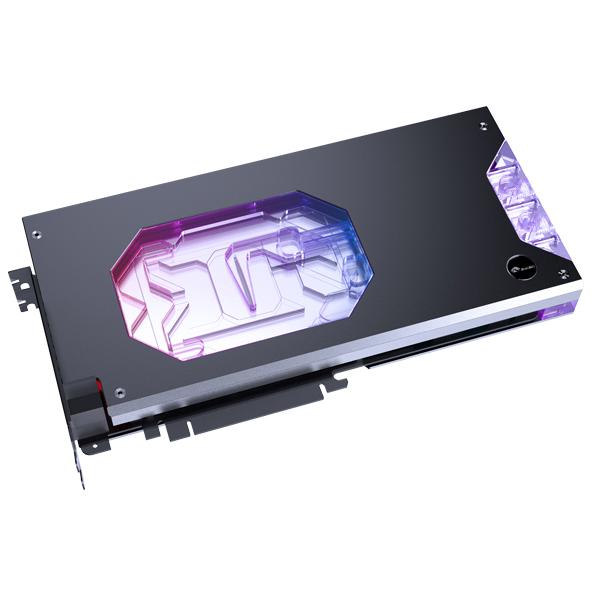 A large main feature product image of Bykski RTX 5090 ROG Astral Full Cover ARGB GPU Water Block