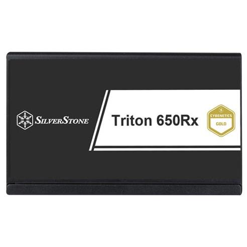A large main feature product image of SilverStone Triton Rx 650W Gold ATX PSU