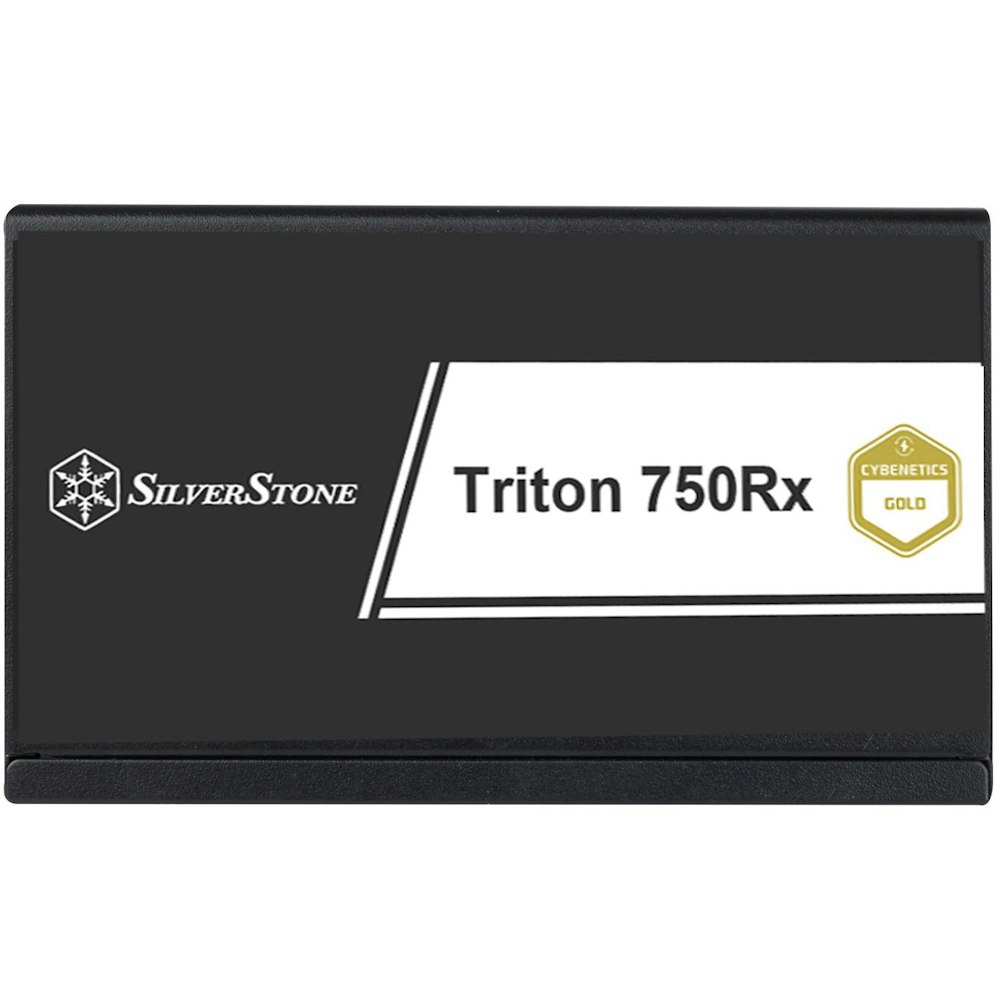 A large main feature product image of SilverStone Triton Rx 750W Gold ATX PSU