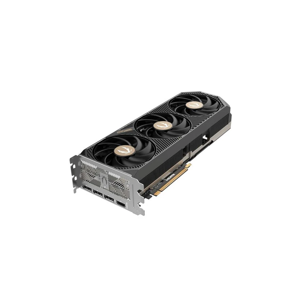 A large main feature product image of ZOTAC Gaming GeForce RTX 5080 Solid Core OC 16GB GDDR7