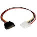 A product image of Startech SATA to LP4 Power Cable Adapter F-M 0.3M Cable
