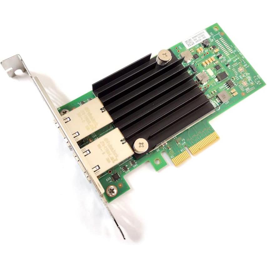 A large main feature product image of Intel X550-T2 Dual Port 10GbE Server PCIe Adapter