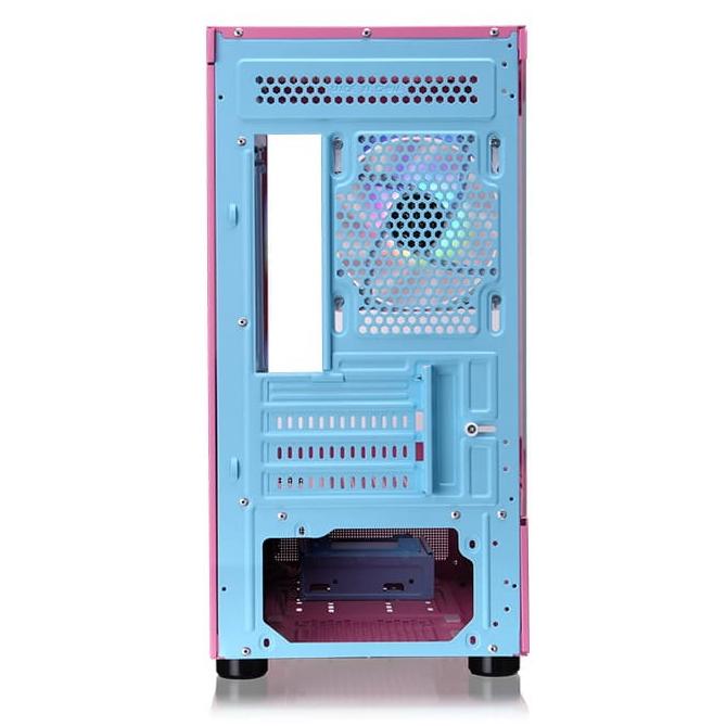 A large main feature product image of Thermaltake View 170 TG - ARGB Micro Tower Case (Bubble Pink)