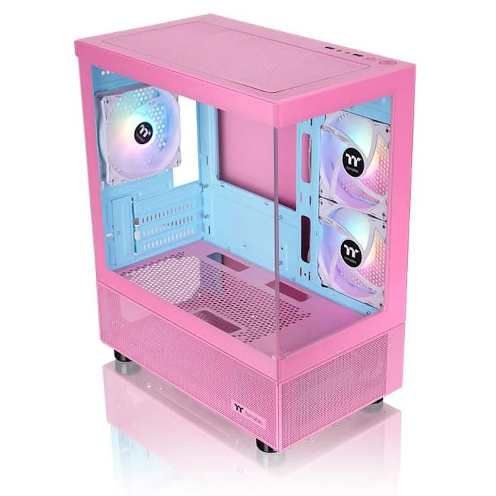 Thermaltake View 170 TG - ARGB Micro Tower Case (Bubble Pink)