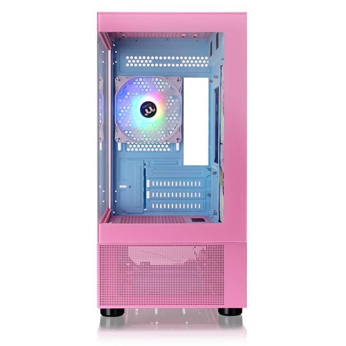 A large main feature product image of Thermaltake View 170 TG - ARGB Micro Tower Case (Bubble Pink)