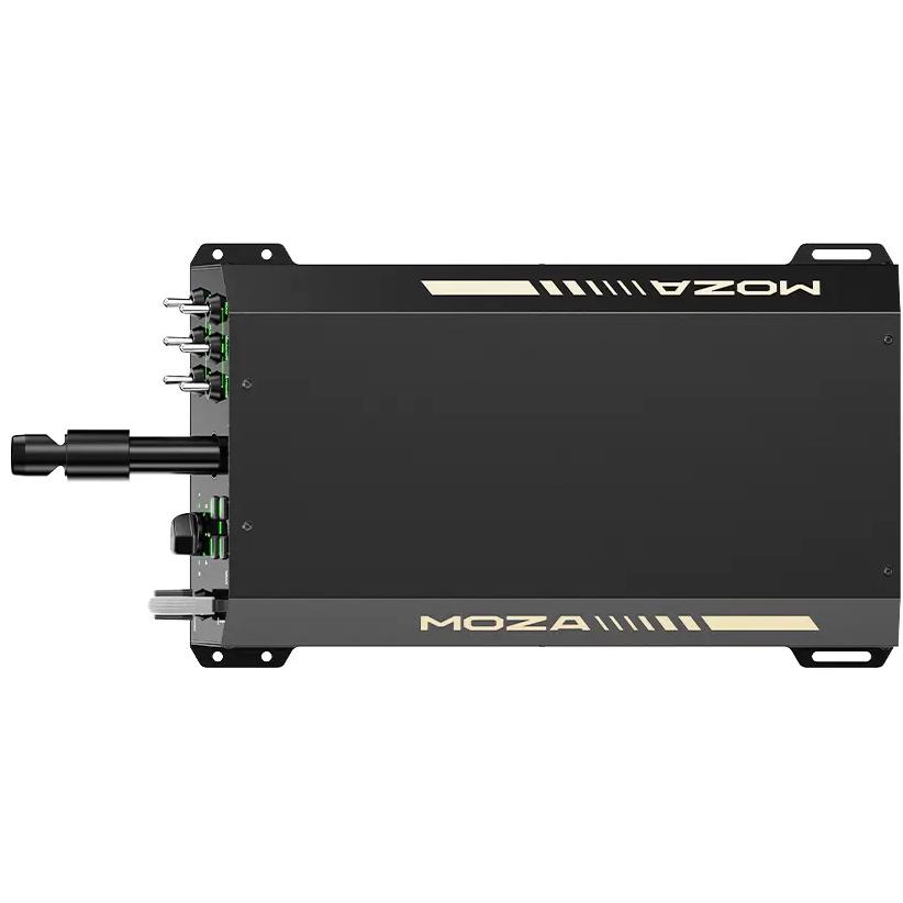 A large main feature product image of MOZA AY210 Force Feedback Yoke Base