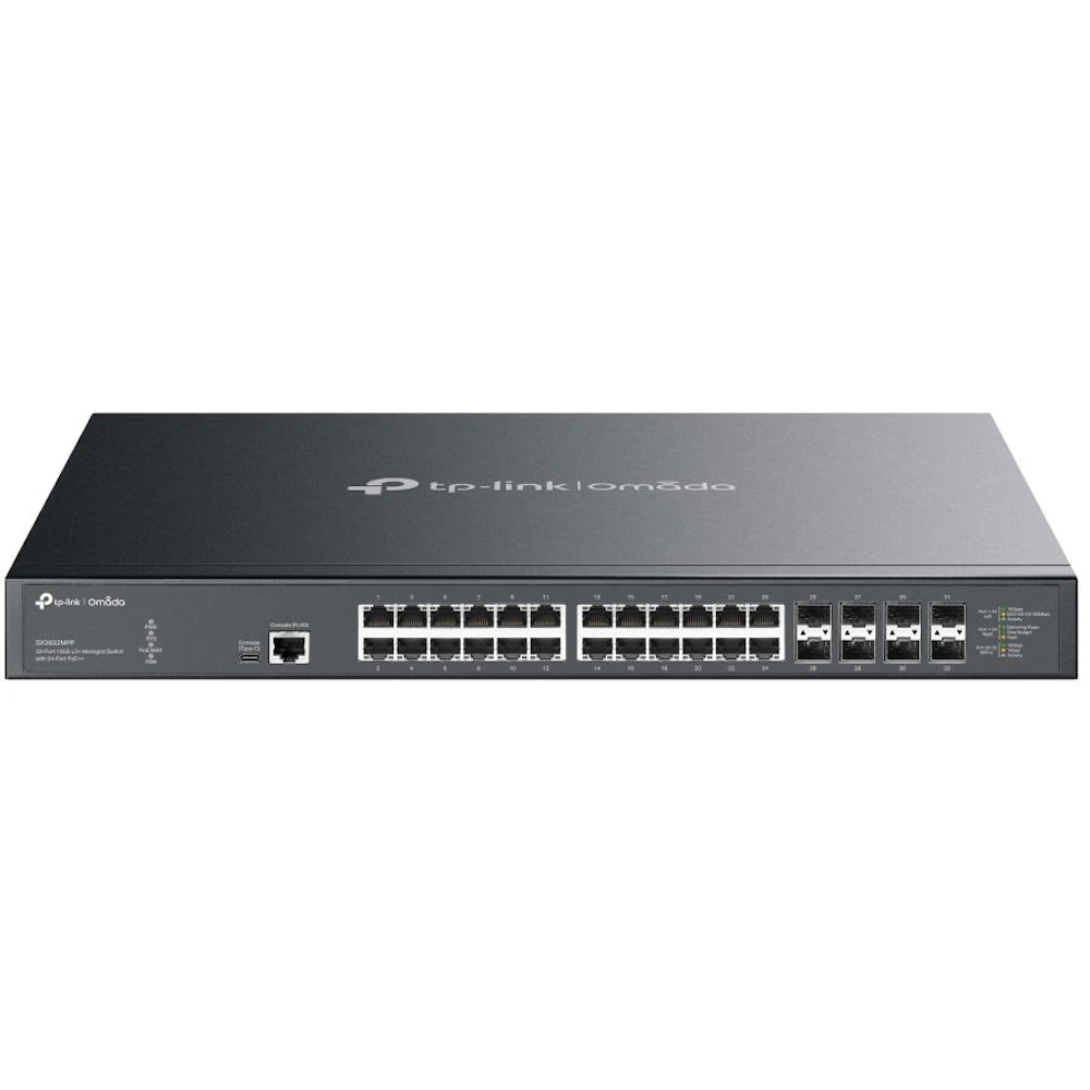 TP-Link Omada SX3832MPP - Omada 32-Port 10GE L2+ Managed Switch with 24-Port PoE++