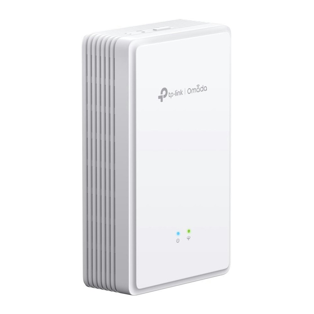 A large main feature product image of TP-Link Omada AX1800 Wi-Fi 6 Wall Plate GPON PoE Access Point