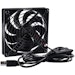 A product image of DeskPi RackMate 120mm USB Cooling Fan with Speed Switch