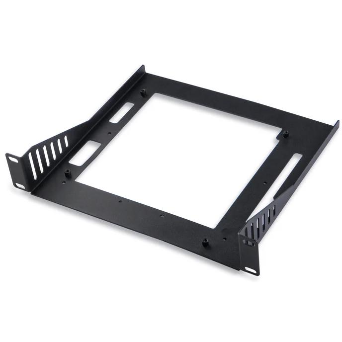 A large main feature product image of DeskPi RackMate 10" 1U Mini-ITX Motherboard Rack Shelf