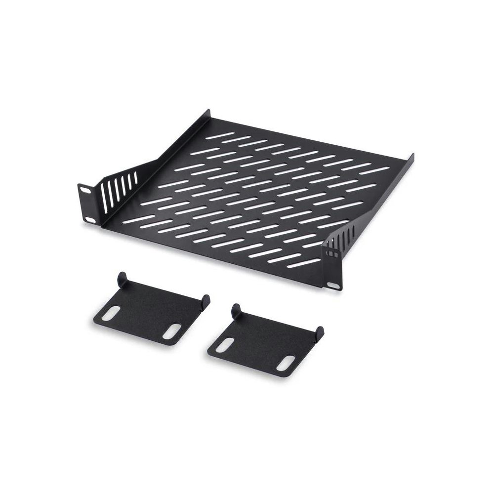 A large main feature product image of DeskPi RackMate 10" 1U Rack Shelf for T0/T1