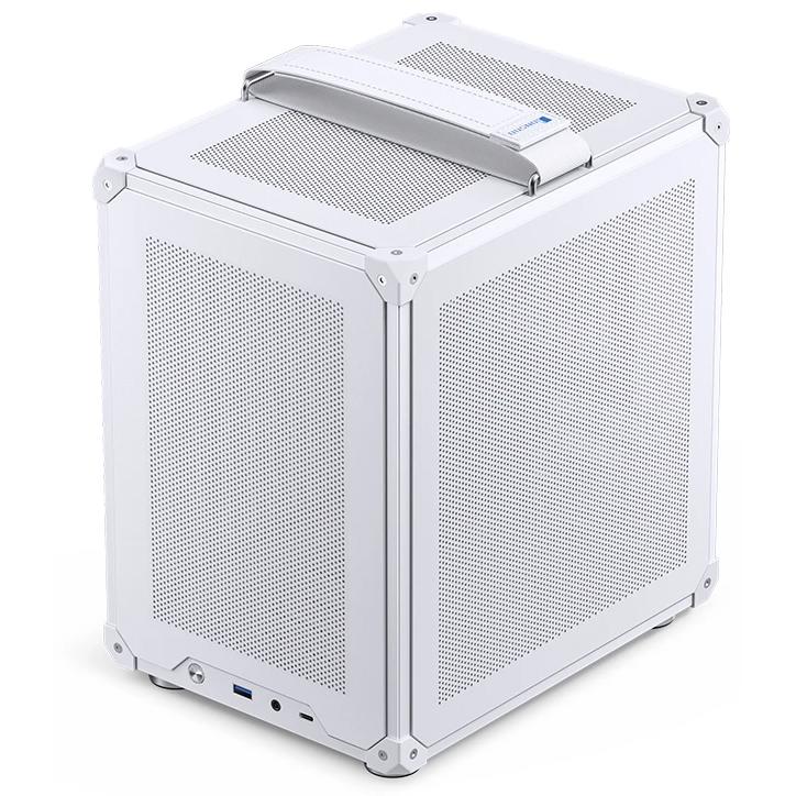 A large main feature product image of Jonsbo C6 ITX Case (White)