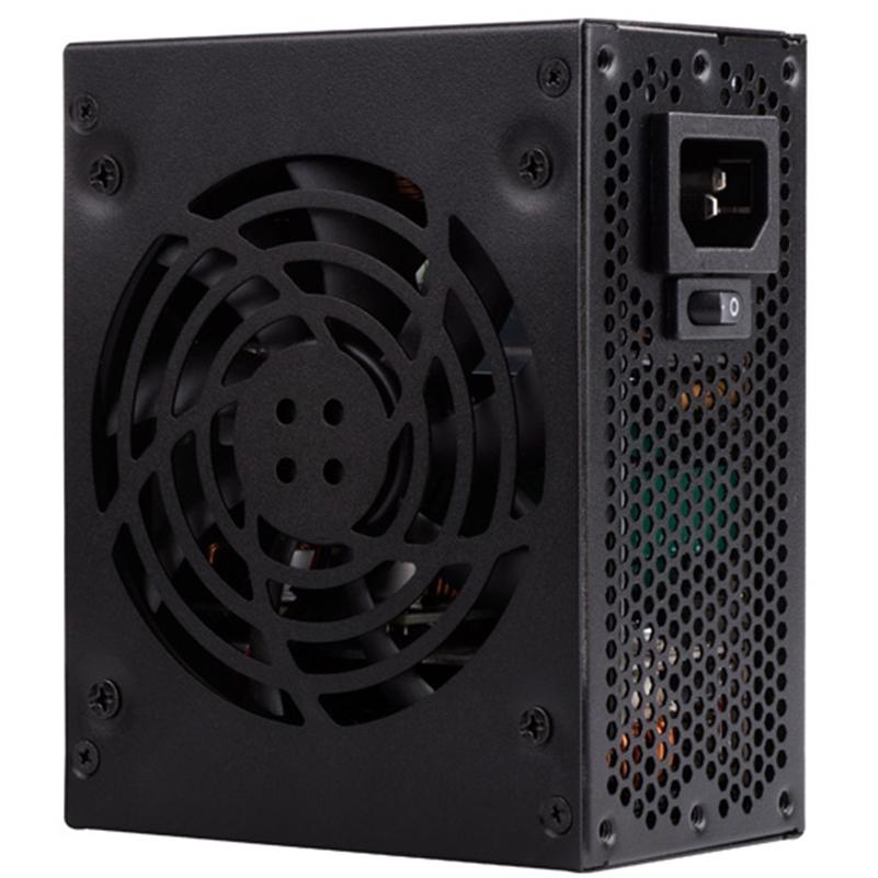 A large main feature product image of SilverStone Extreme 500W Bronze SFX PSU