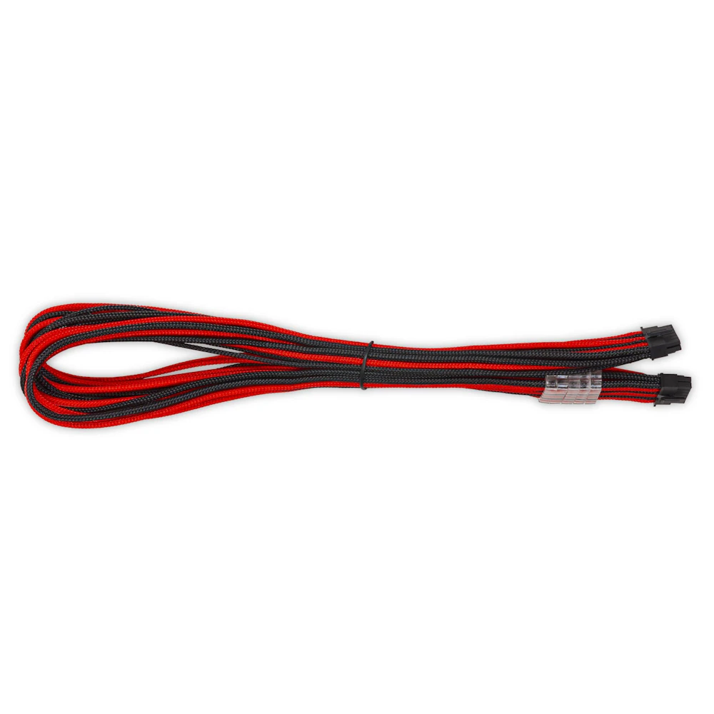 GamerChief 12VHPWR 60cm Male to Male Sleeved Cable (Black/Red)