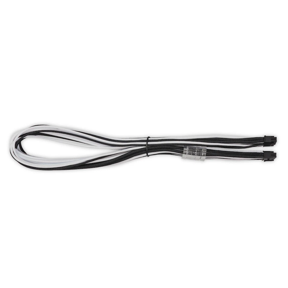 GamerChief 12VHPWR 60cm Male to Male Sleeved Cable (Black/White)