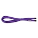 A product image of GamerChief 12VHPWR 60cm Male to Male Sleeved Cable (Purple)